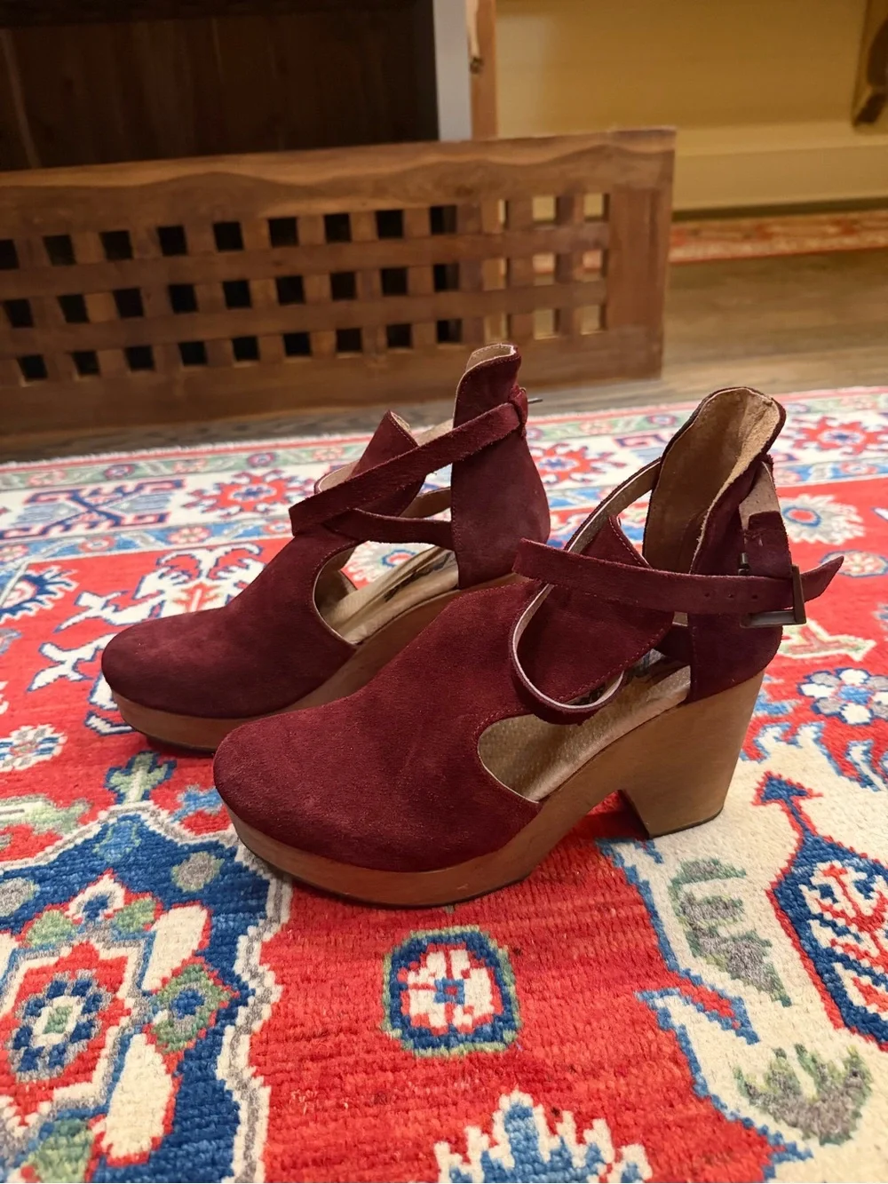 Free People stylish burgundy